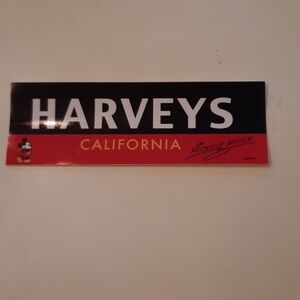 Harveys PATCHWORK bumper sticker new